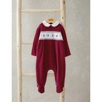 Cotton Rich My First Christmas Sleepsuit (0-12 Mths)