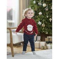 Knitted Christmas Jumper with Wool (0-3 Yrs)