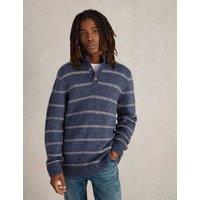 Striped Funnel Neck Jumper