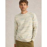 Pure Cotton Spacedye Crew Neck Jumper