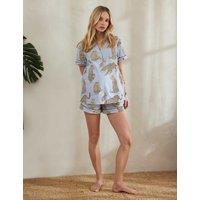 Maternity Pure Cotton Leopard Shortie Set