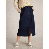 Denim Midi Skirt