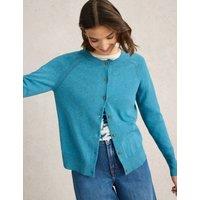 Pure Cotton Crew Neck Cardigan