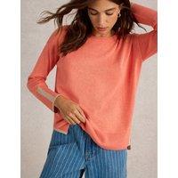 Cotton Blend Crew Neck Jumper