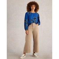 Floral Round Neck Blouse