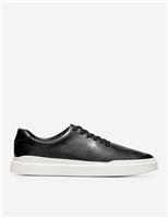 Leather Lace Up Trainers