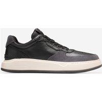 Cole Haan Grandpro Crossover Leather Lace Up Trainers Black/Grey