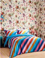 Pure Cotton Sateen Sherbert Stripe Bedding Set