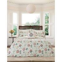 V&A Pure Cotton Palampore Trail Bedding Set Teal