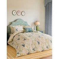 Sanderson Pure Cotton Kingfisher & Iris Bedding Set Beige