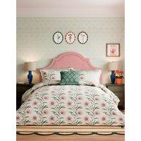 Sanderson Pure Cotton Catherinae Bedding Set Purple