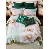 Sateen Gardenia Floral Bedding Set