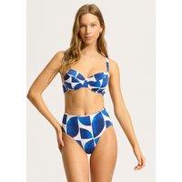 Sunray Printed High Waisted Bikini Bottoms