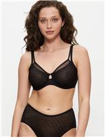 Triumph Signature Sheer Wired Minimiser Bra Black