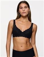 Triumph Amourette Lace WHP Wired Half Padded Bra A-E Black