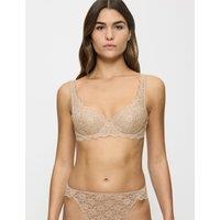 Triumph Amourette Lace WHP Wired Half Padded Bra A-E Biscuit