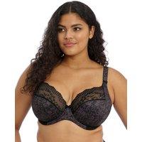 Elomi Lucie Stretch Underwired Plunge Bra (D-JJ) Black