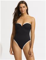 Beach Bound Padded U-Wire Bandeau Swimsuit