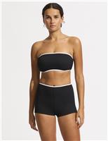 Beach Bound High Waisted Swim Shorts