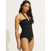 Collective Halterneck Bandeau Swimsuit