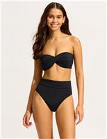 Collective Twist Front Bandeau Bikini Top