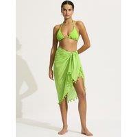 Pure Cotton Tassel Beach Cover Up Sarong