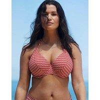 Koh Lipe Printed Wired Plunge Bikini Top D-H