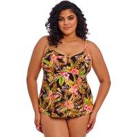 Tiger Valley Tropical Moulded Tankini Top