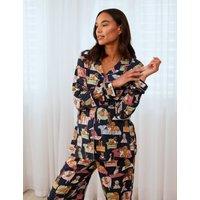 Maternity Dog Print Pyjama Set