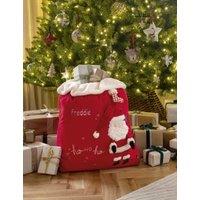 Large Velour Santa Christmas 2024 Sack