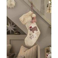 Calico Christmas 2024 Bear Stocking