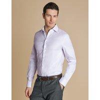 Slim Fit Non Iron Pure Cotton Twill Shirt