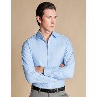 Charles Tyrwhitt Extra Slim Fit Non-Iron Pure Cotton Shirt Light Blue