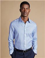 Slim Fit Non Iron Twill Check Oxford Shirt