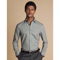 Regular Fit Non Iron Pure Cotton Stretch Shirt