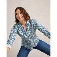 Pure Cotton Jersey Printed Collared Shirt