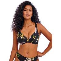 Twilight Soul Floral Wired Plunge Bikini Top