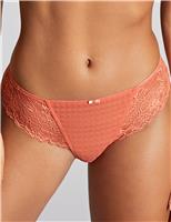Envy Brazilian Mesh & Lace Knickers