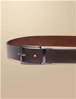 Leather Reversible Textured Belt