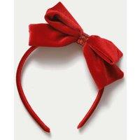 Christmas Velvet Bow Headband