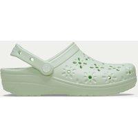 Floral Ankle Strap Footbed Clogs