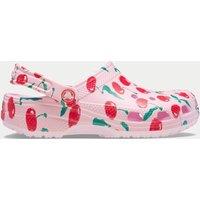 Cherry Footbed Clogs