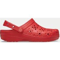Floral Ankle Strap Footbed Clogs