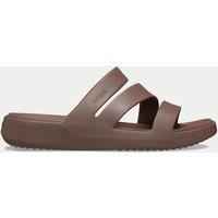Crocs Getaway Strappy Flat Sandals Brown