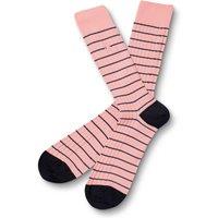 Striped Cotton Rich Ribbed Socks