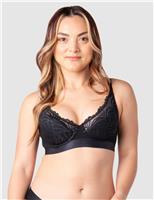Warrior Lace Plunge Maternity Nursing Bra