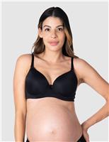 Hotmilk Forever Yours Wired Maternity Nursing Bra B-F Black
