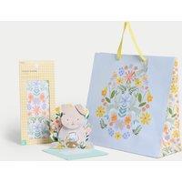 Easter Bunny Gift Wrap Set with 3D Card, Gift Bag & Tissue