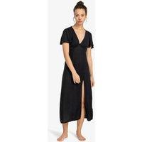 Jet Set V-Neck Angel Sleeve Midi Beach Dress