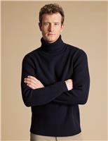 Pure Wool Relaxed Roll Neck Jumper